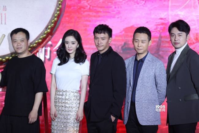 张译曾经与杨幂在电影《绣春刀》中有过合作